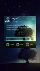 (FREE) GO SMS PRO STARRY THEME APK download