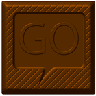 GO SMS Chocolate Theme أيقونة