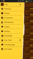 GO SMS Chocolate Theme Ekran Görüntüsü 2