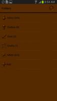 GO SMS Chocolate Theme تصوير الشاشة 3