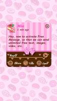 (FREE) GO SMS CHOCOLATE THEME 스크린샷 3