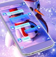 SMS Snowman Theme imagem de tela 2
