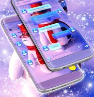 SMS Snowman Theme imagem de tela 3