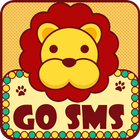 CuteLion Theme GO SMS أيقونة