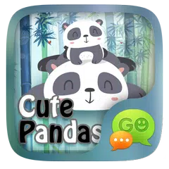 (FREE) GO SMS CUTE PANDAS THEME APK download