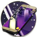 एसएमएस थीम बैंगनी APK