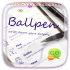 (FREE) GO SMS BALLPEN THEME ikon
