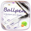 (FREE) GO SMS BALLPEN THEME APK