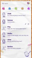(FREE) GO SMS BALLPEN THEME syot layar 1