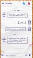 (FREE) GO SMS BALLPEN THEME syot layar 2