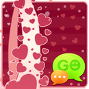 GO SMS Pro Bijou Hearts Theme APK