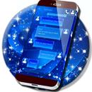 Blue SMS Themes APK