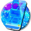 Синие стеклянные панели SMS APK
