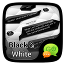 APK (FREE)GO SMS BLACK&WHITE THEME