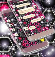 Pink And Black SMS Ekran Görüntüsü 1