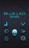 Blue Alien SMS Theme poster