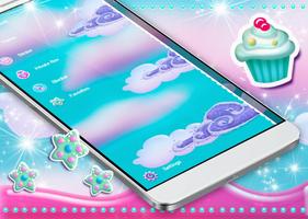 Candy Land SMS Theme ภาพหน้าจอ 1