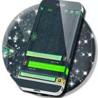 ikon Metallic Emerald SMS Theme