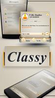 Sleek Classy SMS Theme poster