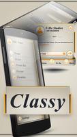 Sleek Classy SMS Theme screenshot 1