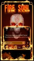 Fire Soul Skull SMS पोस्टर