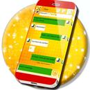 Flat Paper SMS Theme APK