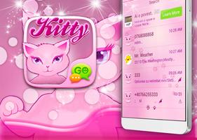 Magical Kitty SMS Theme capture d'écran 2
