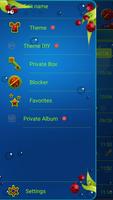 Cute Ladybug SMS Theme تصوير الشاشة 1