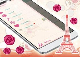 Love Of Paris SMS Theme capture d'écran 1