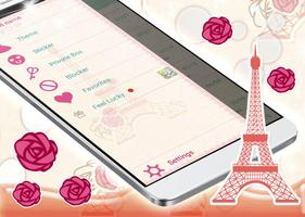 Love Of Paris SMS Theme captura de pantalla 1
