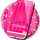 Stylish Pink SMS Theme APK