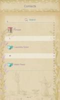 Classy Tea Party SMS Theme اسکرین شاٹ 2