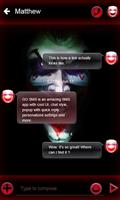 Dark Joker SMS Theme imagem de tela 1