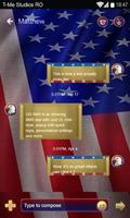 Fourth of July SMS Theme syot layar 1