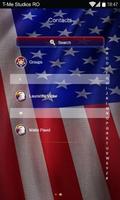 Fourth of July SMS Theme syot layar 2