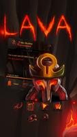 Hot Lava SMS Theme постер
