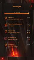 Hot Lava SMS Theme скриншот 1