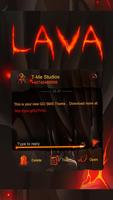 Hot Lava SMS Theme скриншот 2