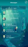 Love Story SMS Theme ภาพหน้าจอ 3