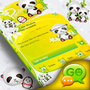 Adorable Panda SMS Theme APK