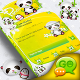 Adorable Panda SMS Theme icône