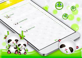 Adorable Panda SMS Theme 截圖 1