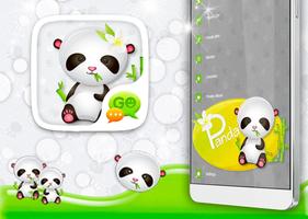 Adorable Panda SMS Theme screenshot 2