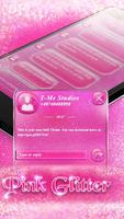 Pink Glitter SMS Theme Affiche