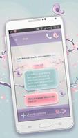 Cute Lovebirds SMS Theme Affiche