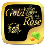 (FREE) GO SMS GOLD ROSE THEME icône
