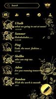 (FREE) GO SMS GOLD ROSE THEME ảnh chụp màn hình 1