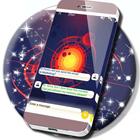 Galaxy Space SMS-Thema Zeichen