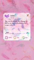 (FREE) GO SMS GIRLY WATERCOLOR THEME screenshot 3