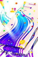 Тема Gradient Blue SMS скриншот 2